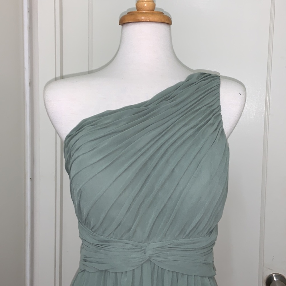 NWT Mori Lee by Madeline Gardner One Shouldered Gown - Picture 2 of 7